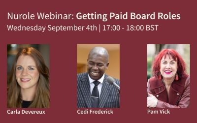 Getting Paid Non Exec Board Roles – Caspia Founder Pam Vick speaks at Nurole event